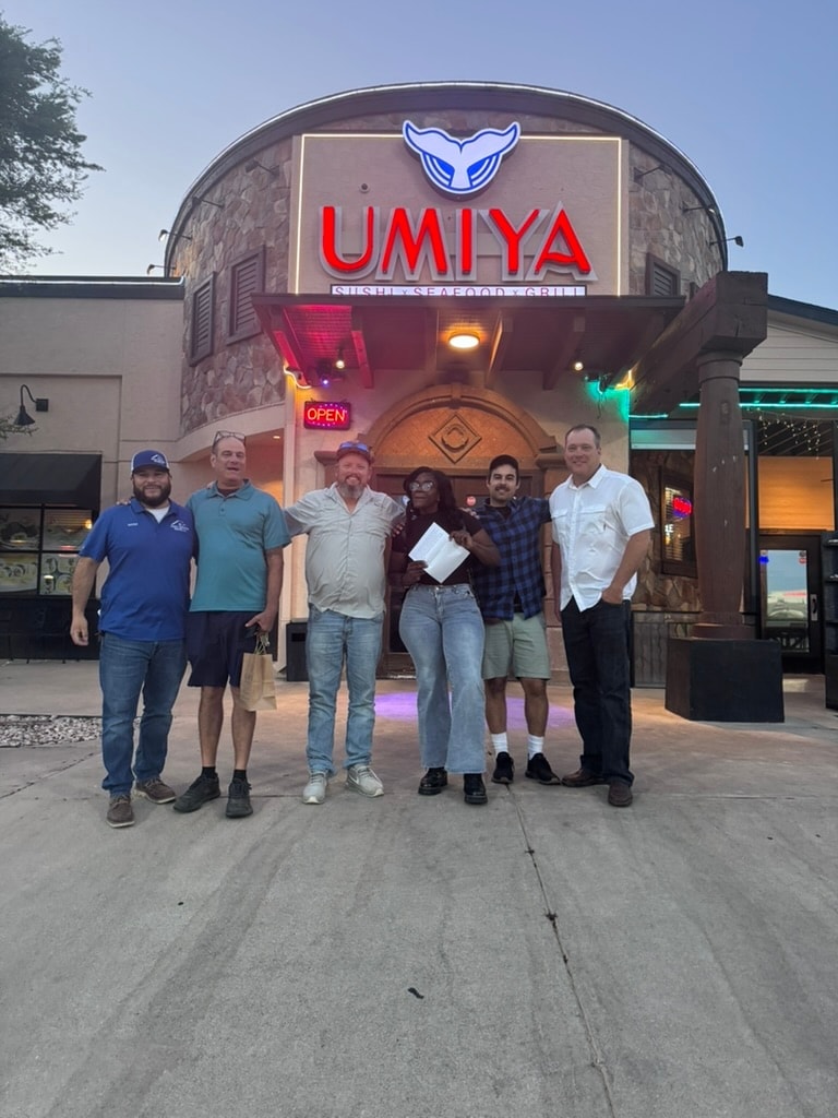 Priority Inspection Services team dinner